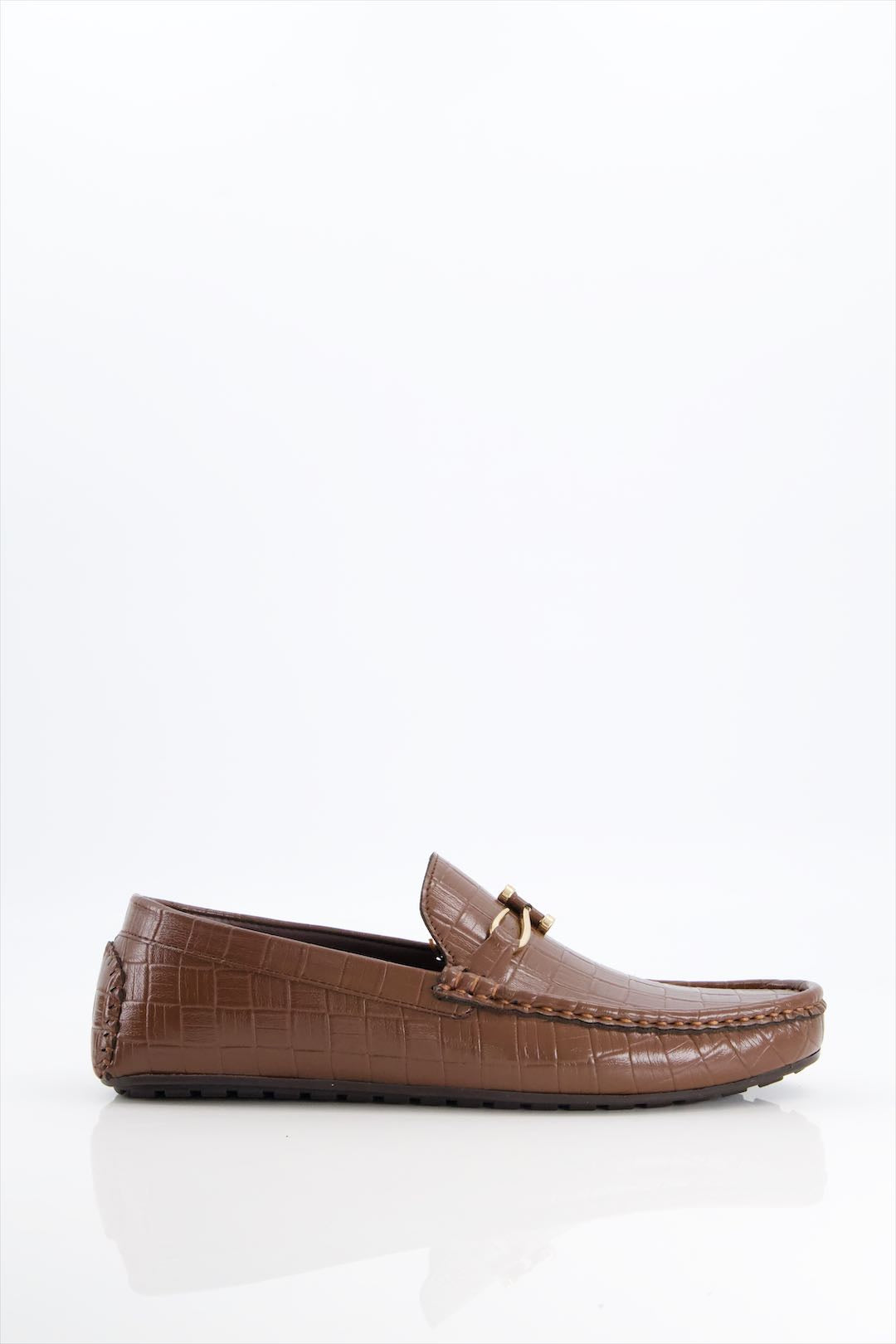 Men Premium Casual Loafer In Mustard Two Tone