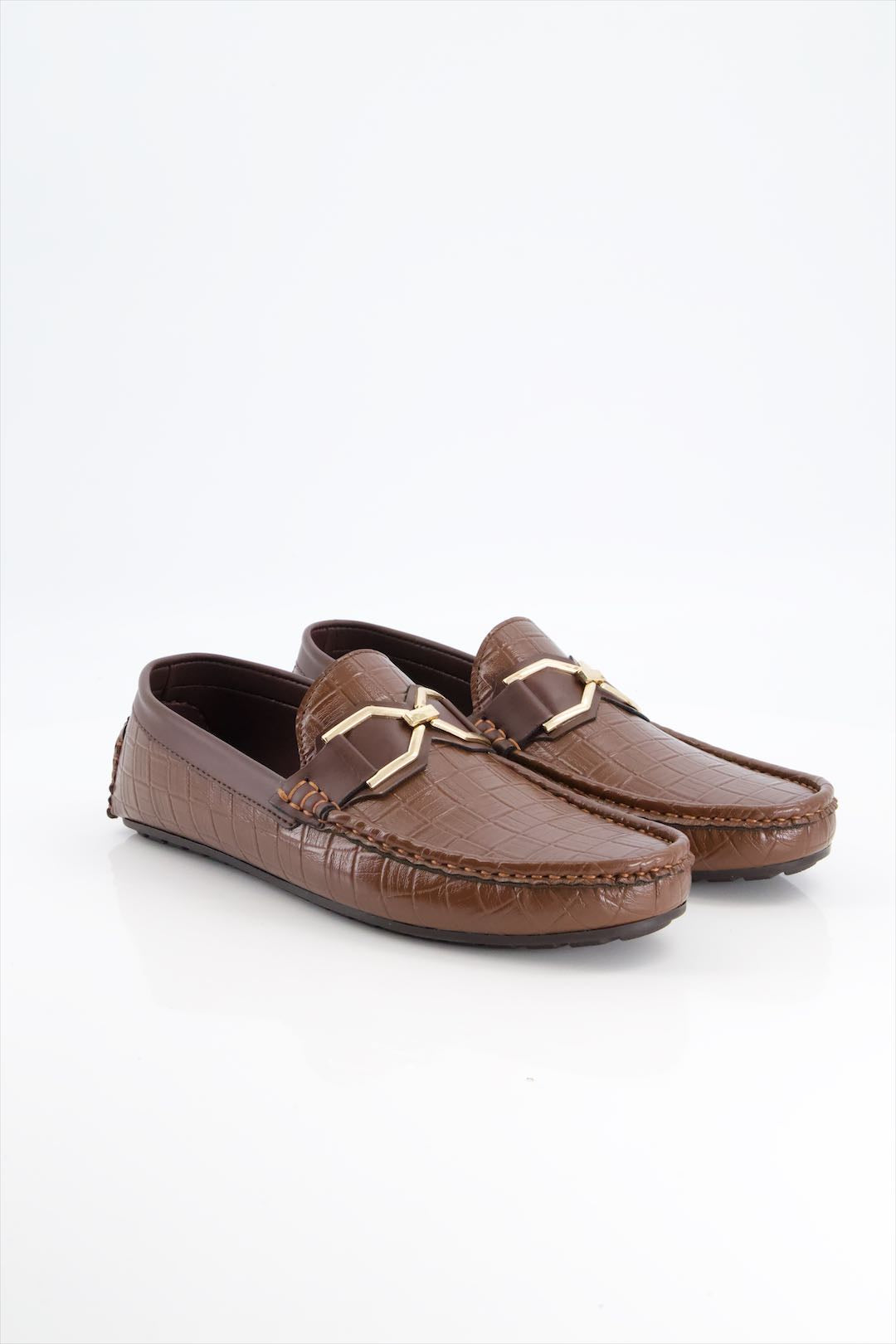 Men Premium Casual Loafer In Mustard Two Tone