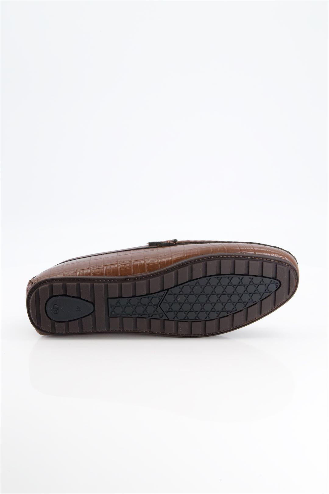 Men Premium Casual Loafer In Mustard Two Tone
