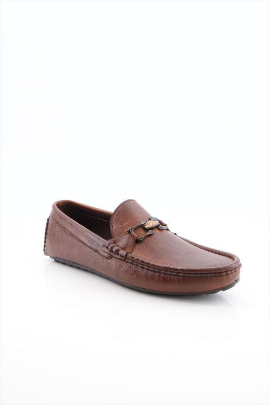 Men Premium Casual Loafer In Ustard Two Tone