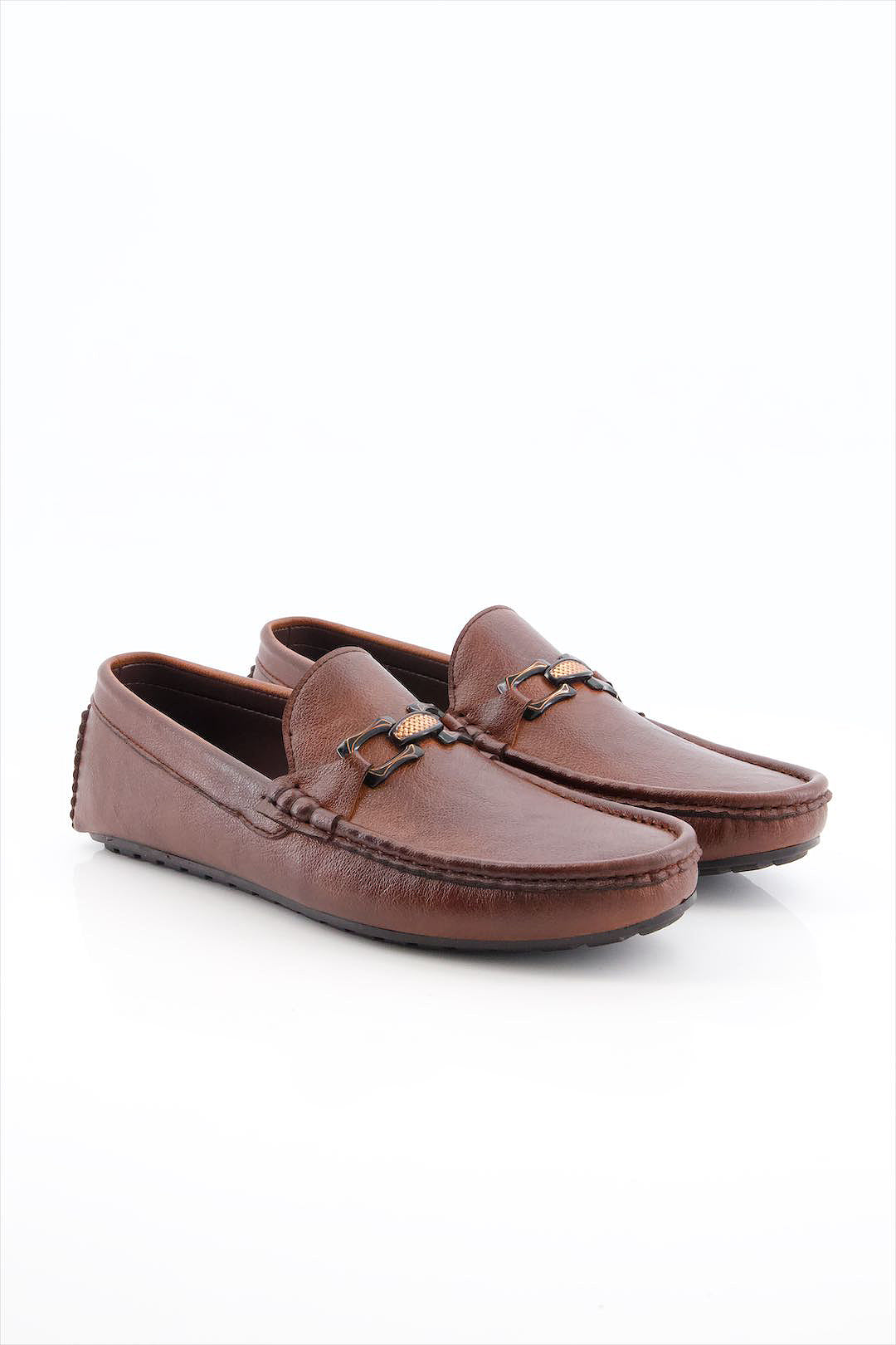 Men Premium Casual Loafer In Ustard Two Tone