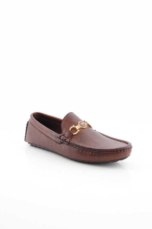 Men Premium Casual Loafer In Mustard Two Tone