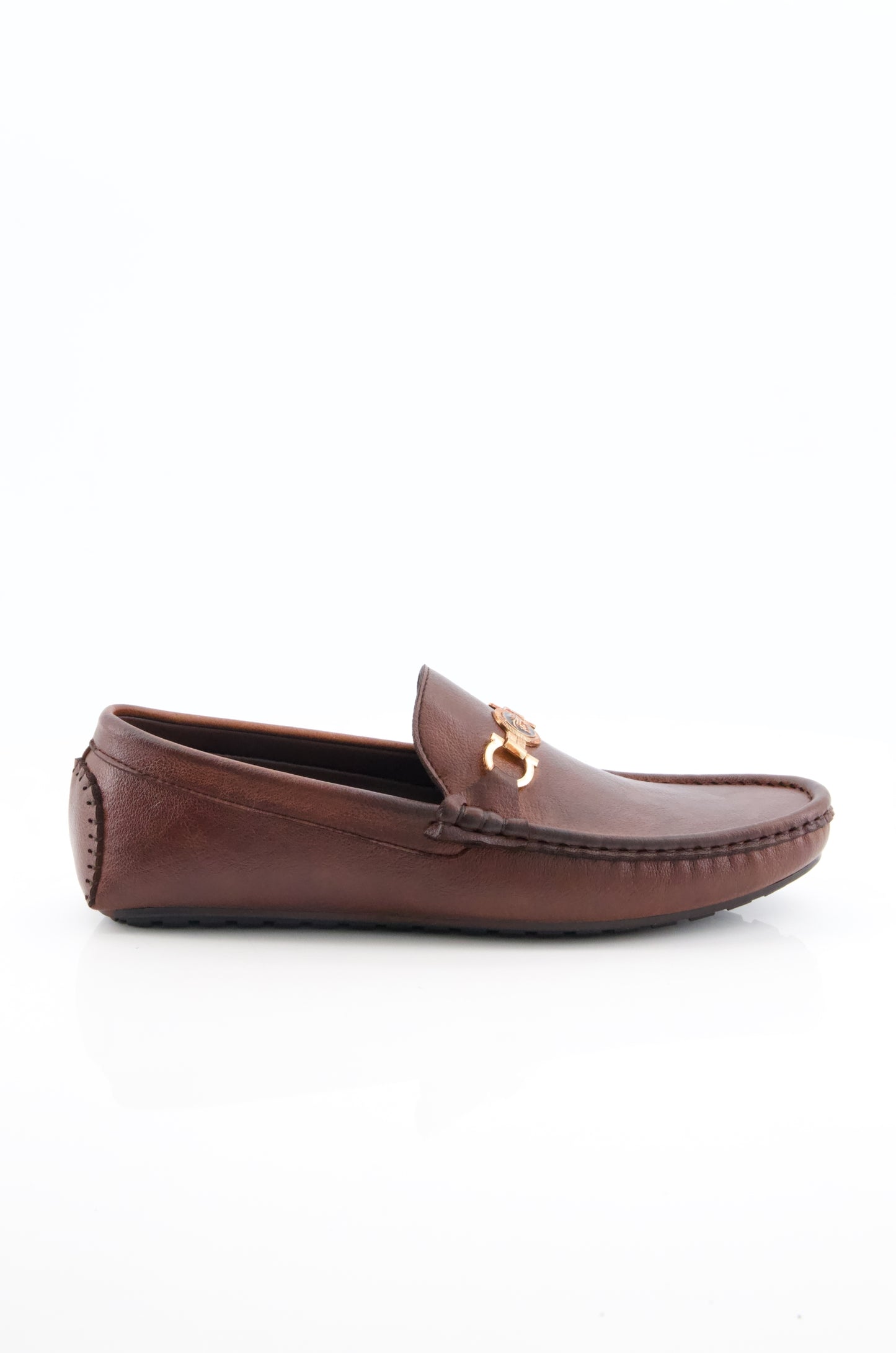 Men Premium Casual Loafer In Mustard Two Tone