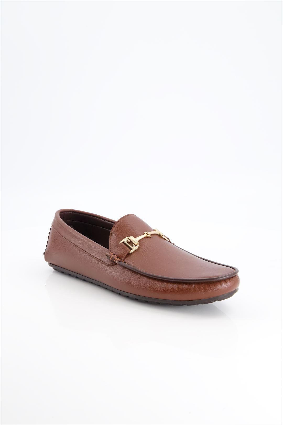 Men Premium Casual Loafer In Mustard Two Tone