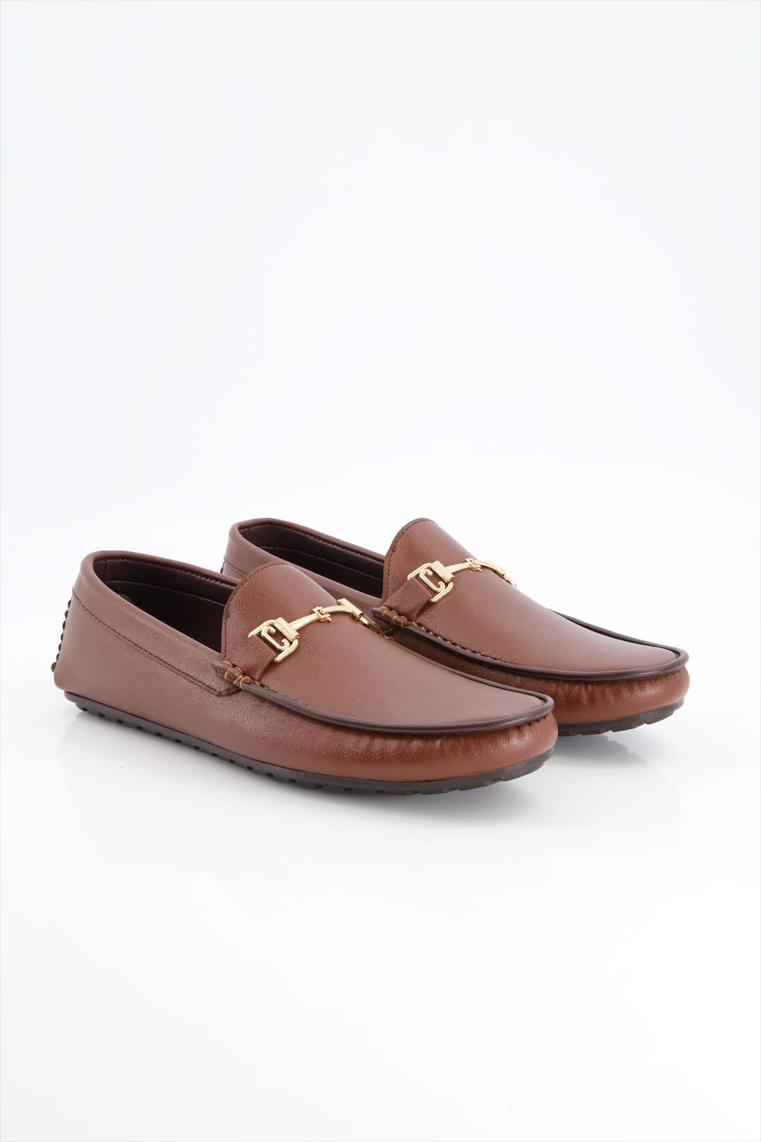 Men Premium Casual Loafer In Mustard Two Tone