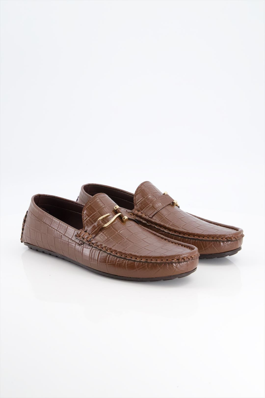 Men Premium Casual Loafer In Mustard Two Tone