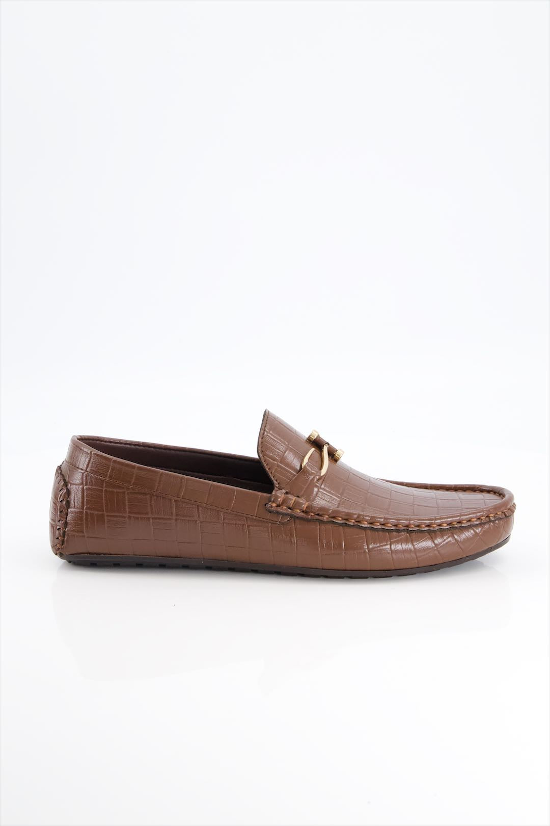 Men Premium Casual Loafer In Mustard Two Tone
