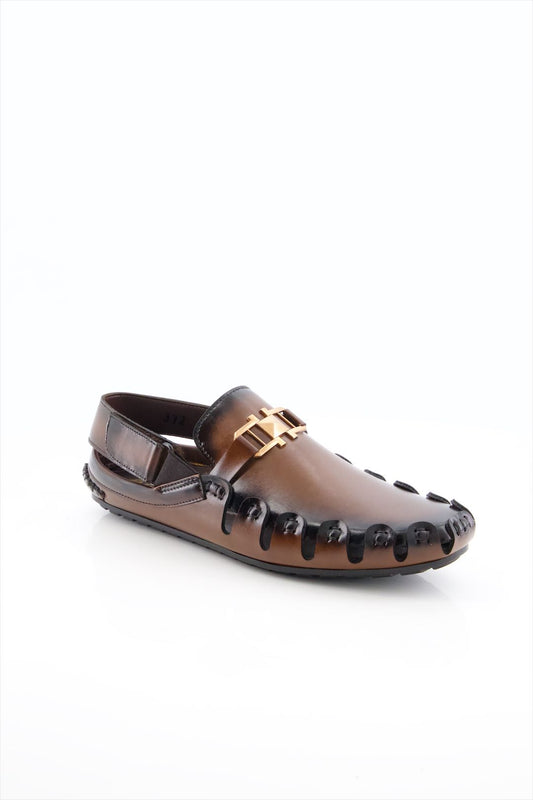 Men Premium Casual Sandal In Brown