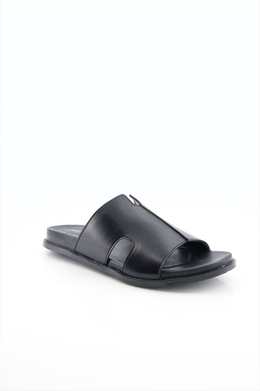 Men Premium Casual Slipper In Black