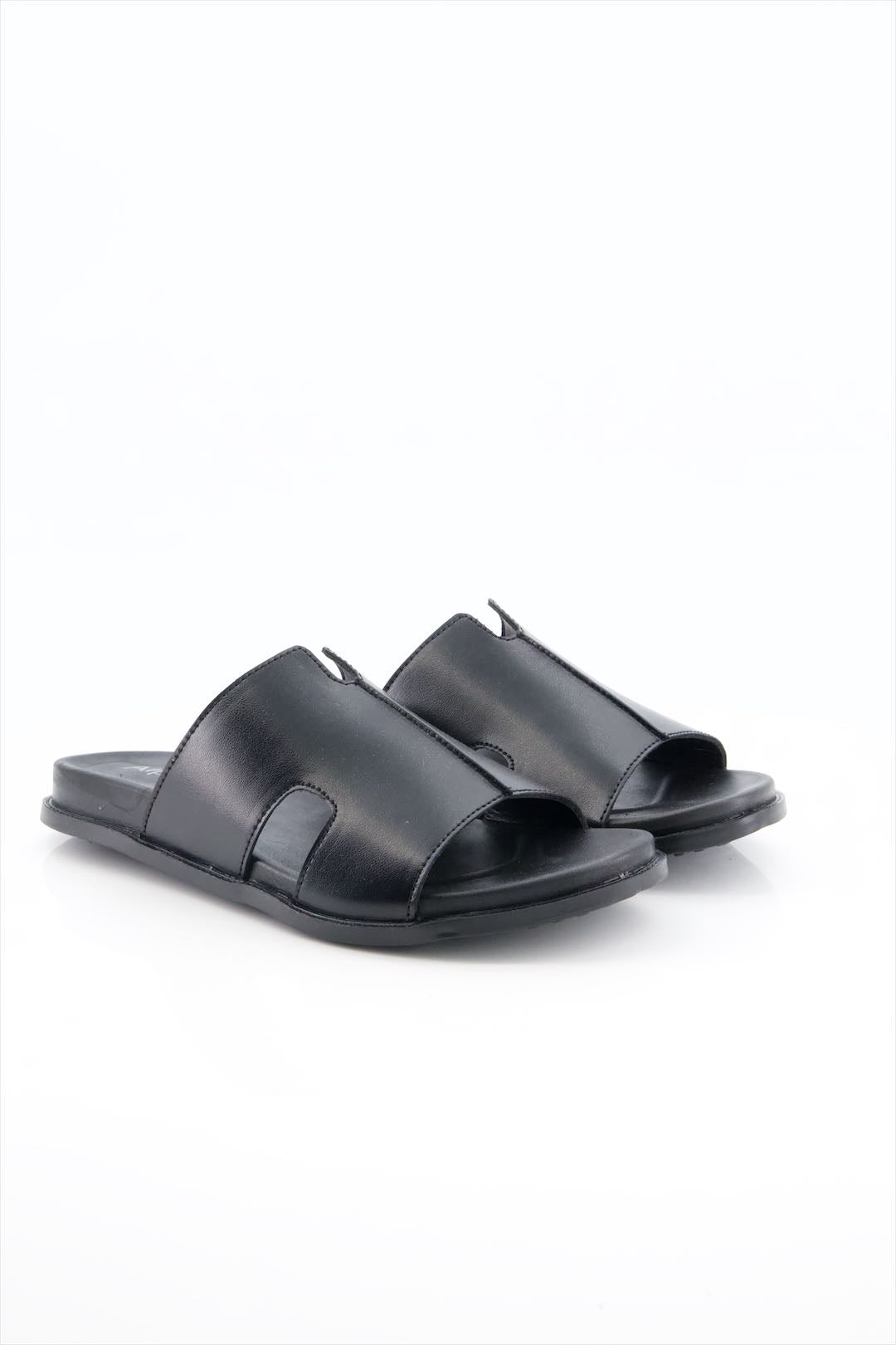 Men Premium Casual Slipper In Black