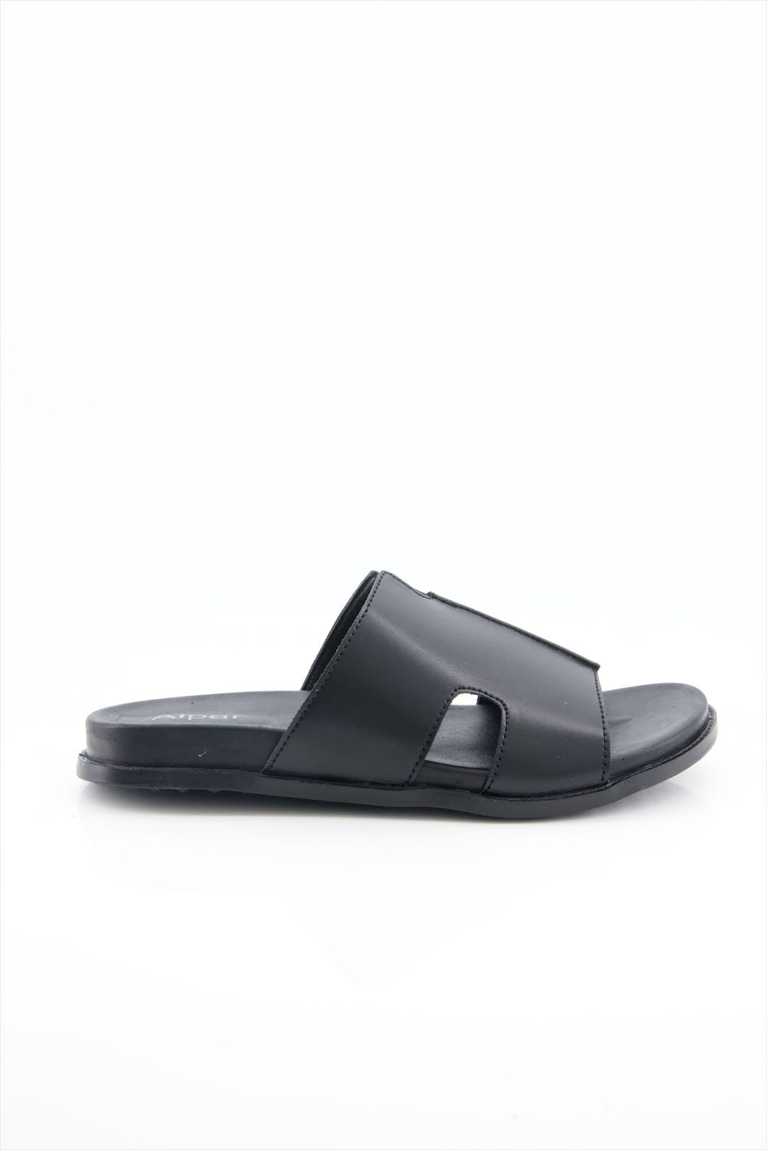 Men Premium Casual Slipper In Black