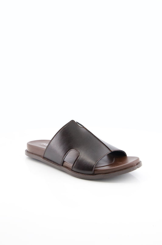 Men Premium Casual Slipper In Brown