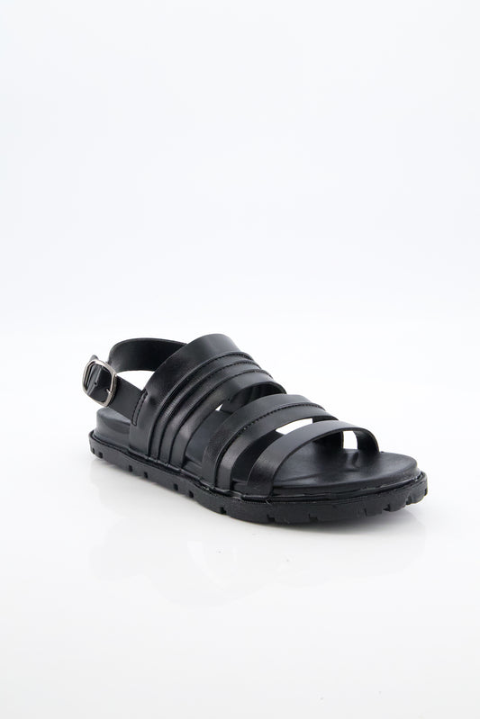 Men Premium Casual Sandal In Black