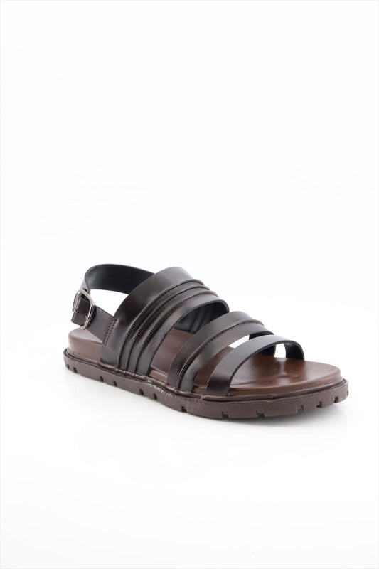 Men Premium Casual Sandal In Brown