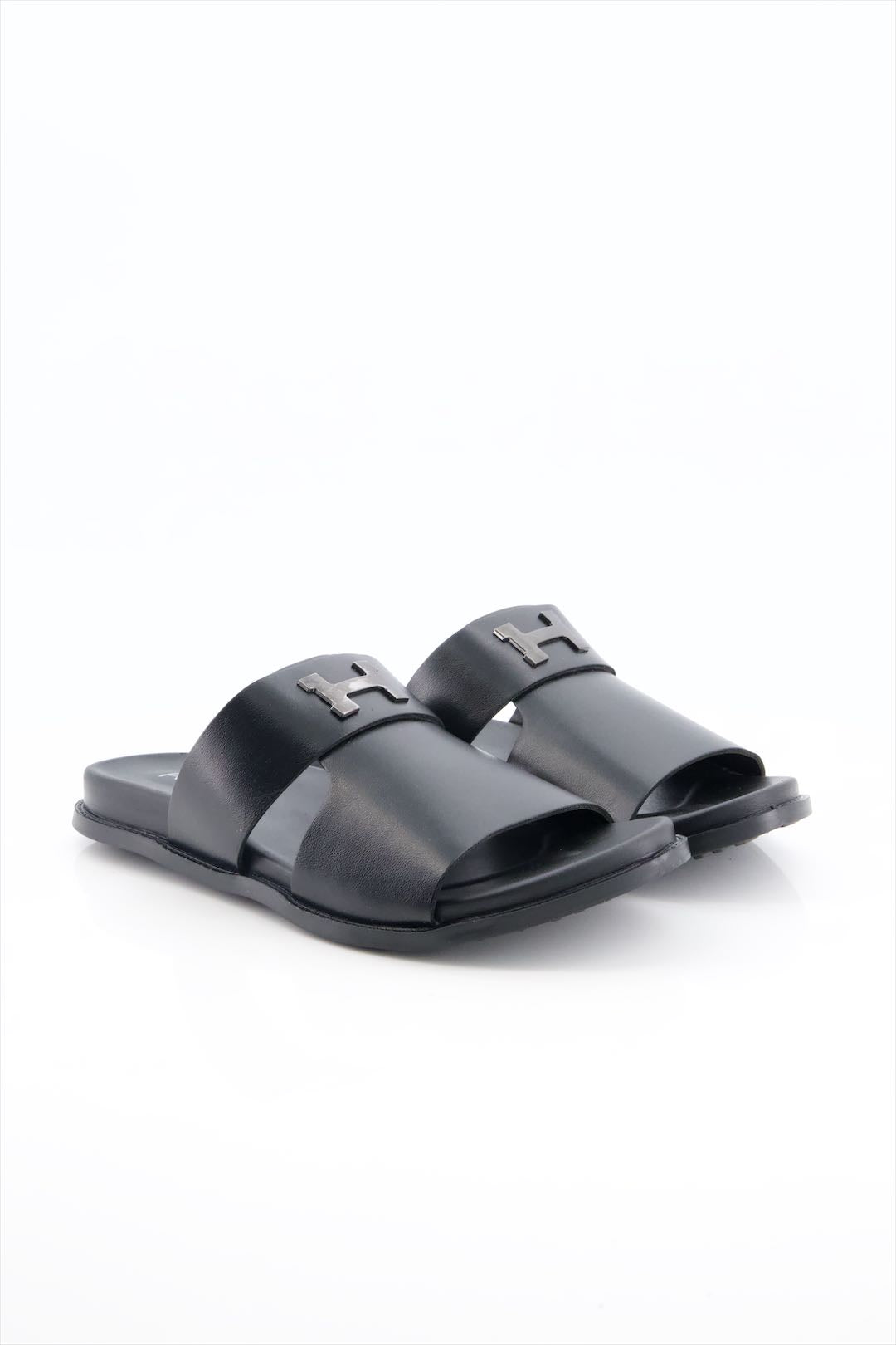 Men Premium Casual Slipper In Black