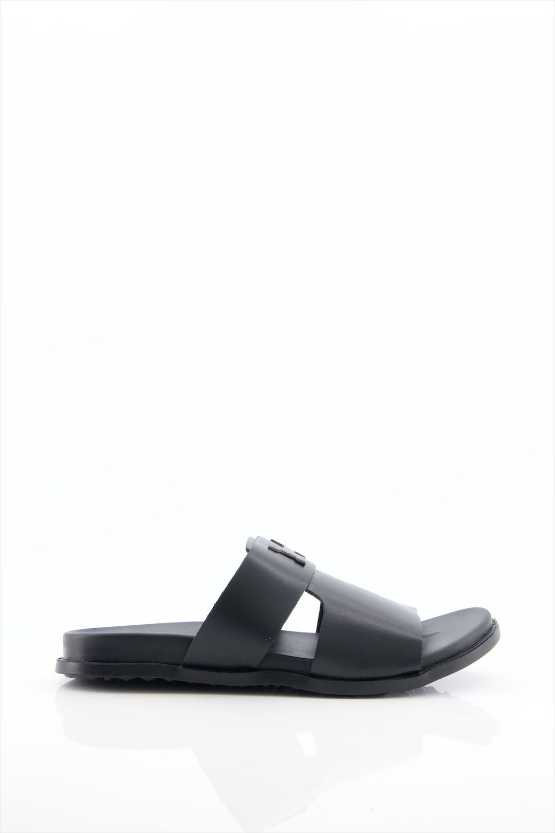 Men Premium Casual Slipper In Black