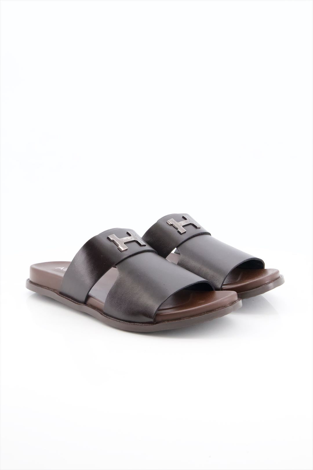 Men Premium Casual Slipper In Brown