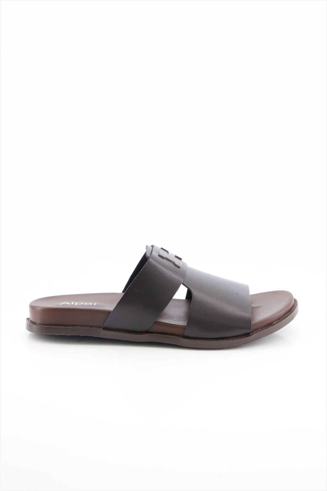 Men Premium Casual Slipper In Brown