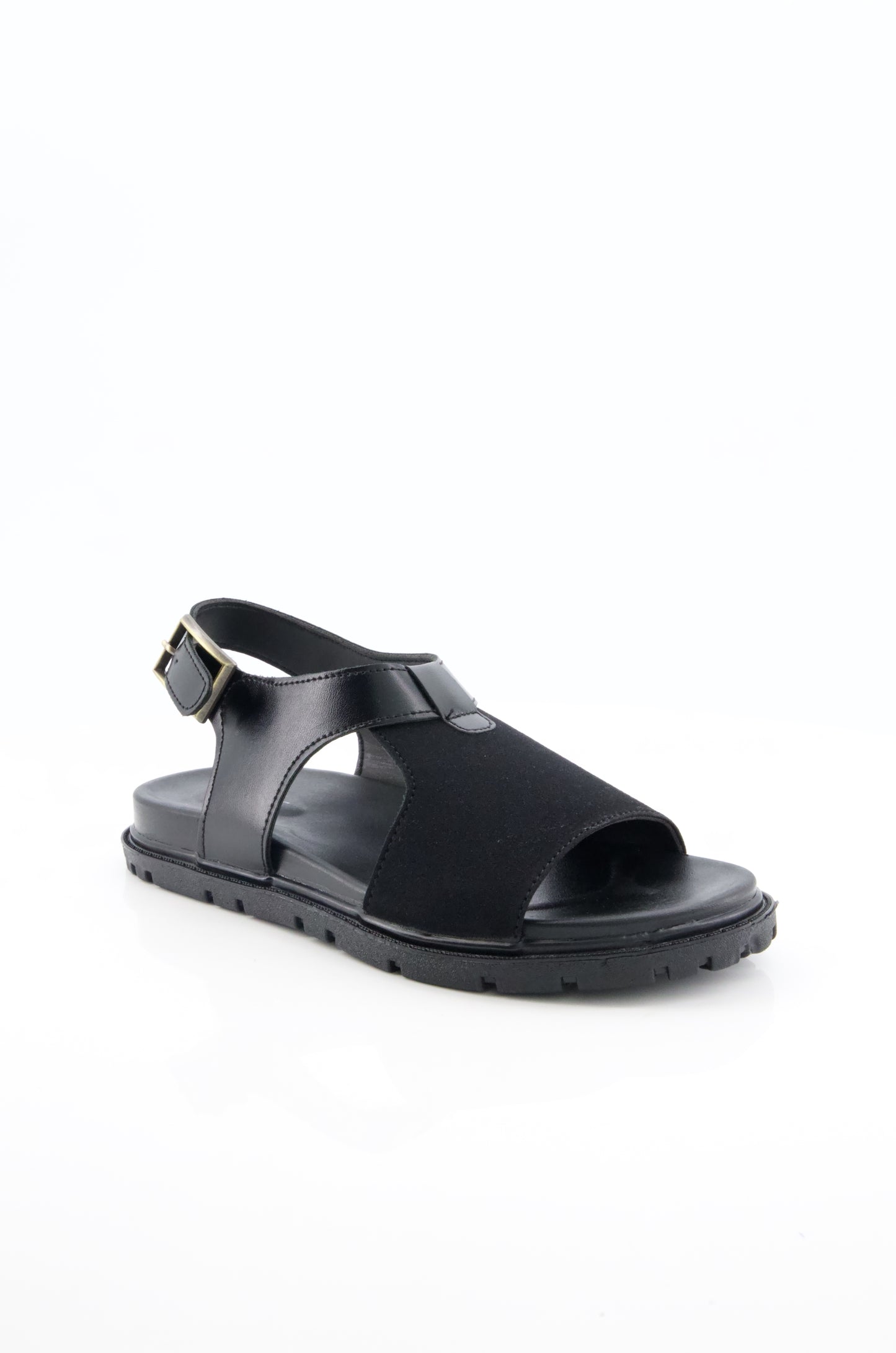 Men Premium Casual Sandal In Black