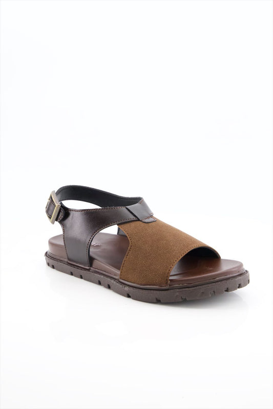 Men Premium Casual Sandal In Brown