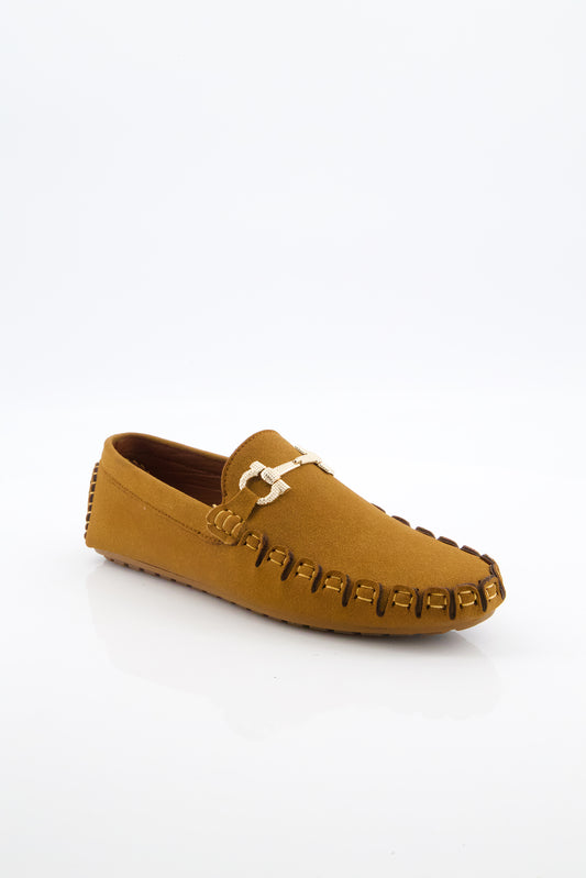 Men Premium Casual Loafer In Mustard