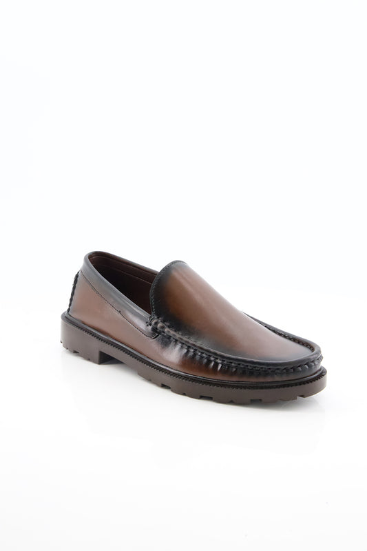 Men Premium Casual Loafer In Brown